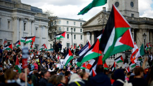 Milhares se re&uacute;nem em Londres em manifesta&ccedil;&atilde;o pr&oacute;-palestinos