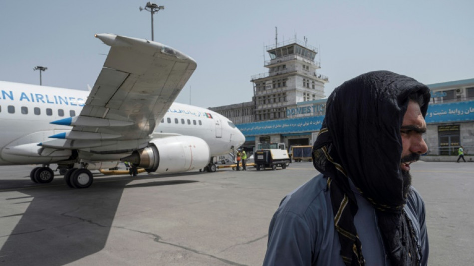 El aeropuerto de Kabul, s&iacute;mbolo de la ca&oacute;tica salida estadounidense de Afganist&aacute;n