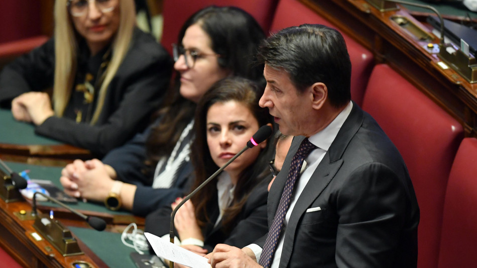 Appello Conte a silenzio per Gaza, opposizioni in piedi