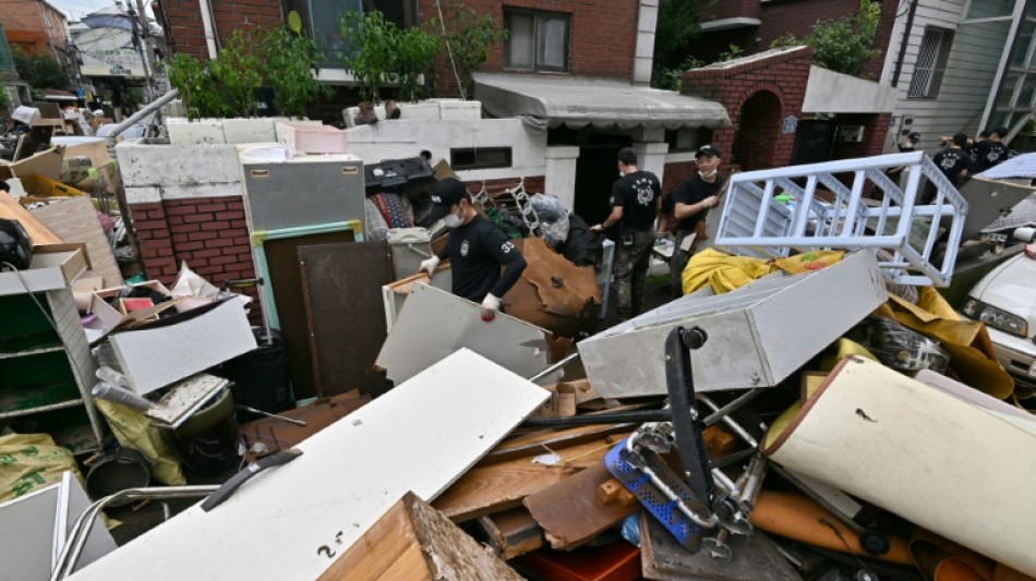 Cor&eacute;e du Sud: le bilan des inondations monte &agrave; neuf morts