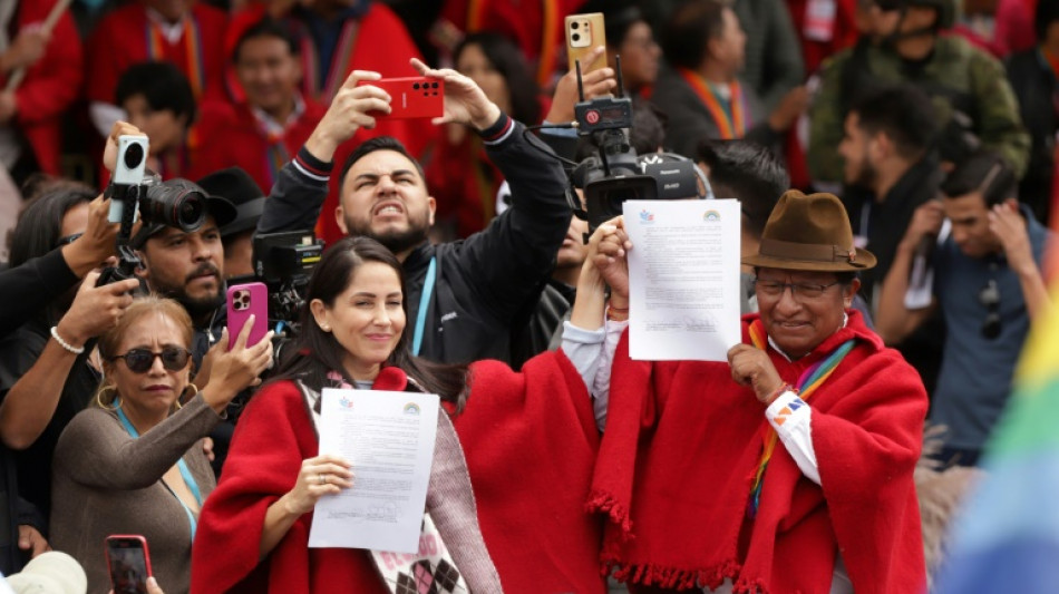 Ind&iacute;genas se al&iacute;an a la izquierdista Luisa Gonz&aacute;lez para el balotaje ante Noboa en Ecuador