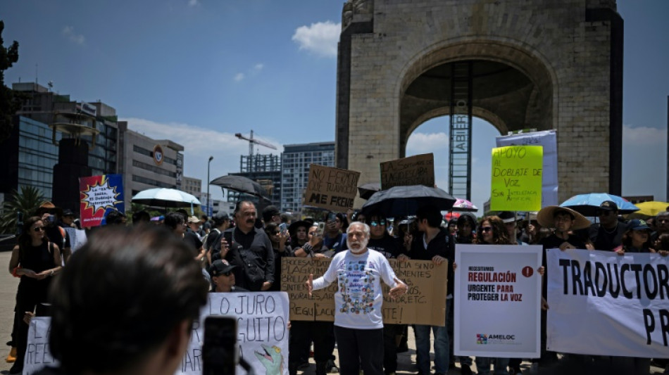 Locutores y actores de doblaje mexicanos se declaran en "rebelión contra las máquinas"