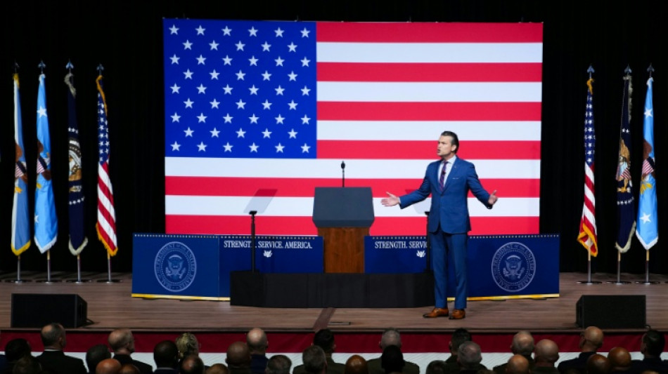 Plus de "woke" ni de "gros": le chef du Pentagone pr&eacute;sente sa nouvelle vision de l'arm&eacute;e