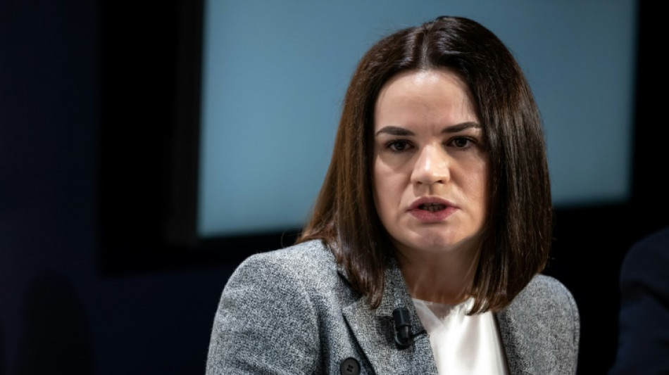 La opositora bielorrusa exiliada Tijan&oacute;vskaya, condenada a 15 a&ntilde;os de prisi&oacute;n