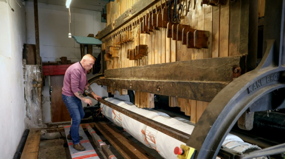 The world's last linen beetling mill eyes strong future