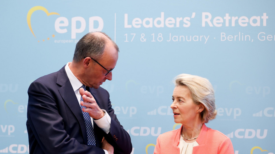 Von der Leyen a Merz, 'lavoreremo per una Ue pi&ugrave; forte'